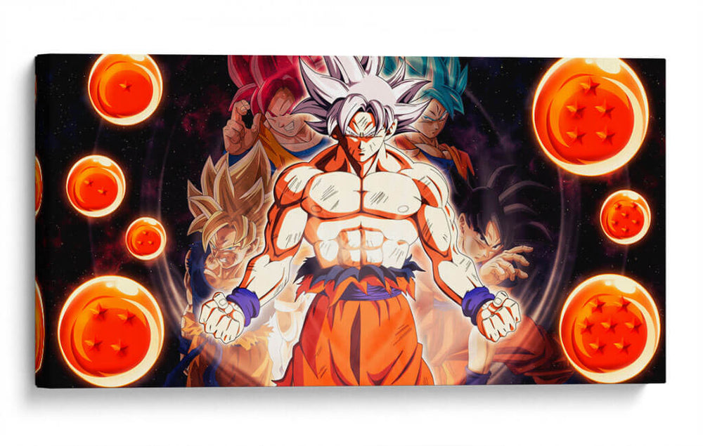 Las esferas del dragón DBZ | Cuadro decorativo de Canvas Lab