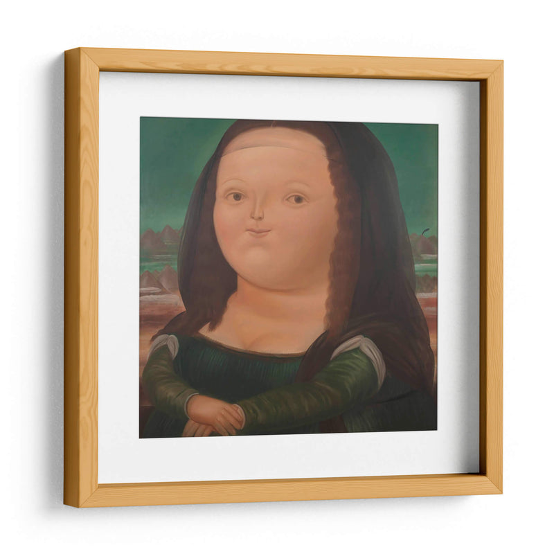 Mona Lisa a los 12 años - Fernando Botero | Cuadro decorativo de Canvas Lab