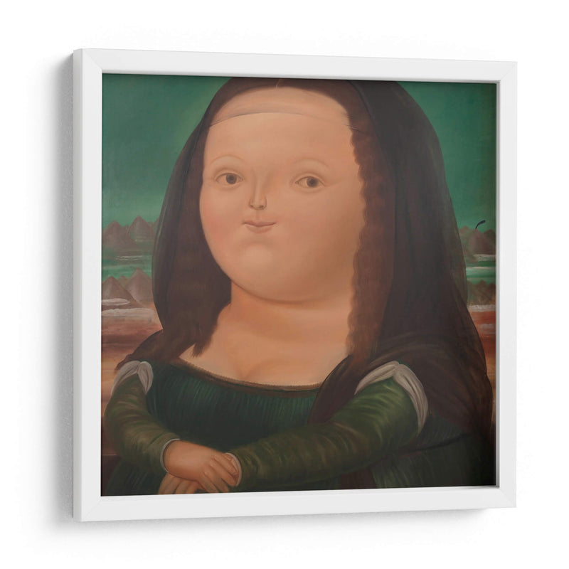 Mona Lisa a los 12 años - Fernando Botero | Cuadro decorativo de Canvas Lab