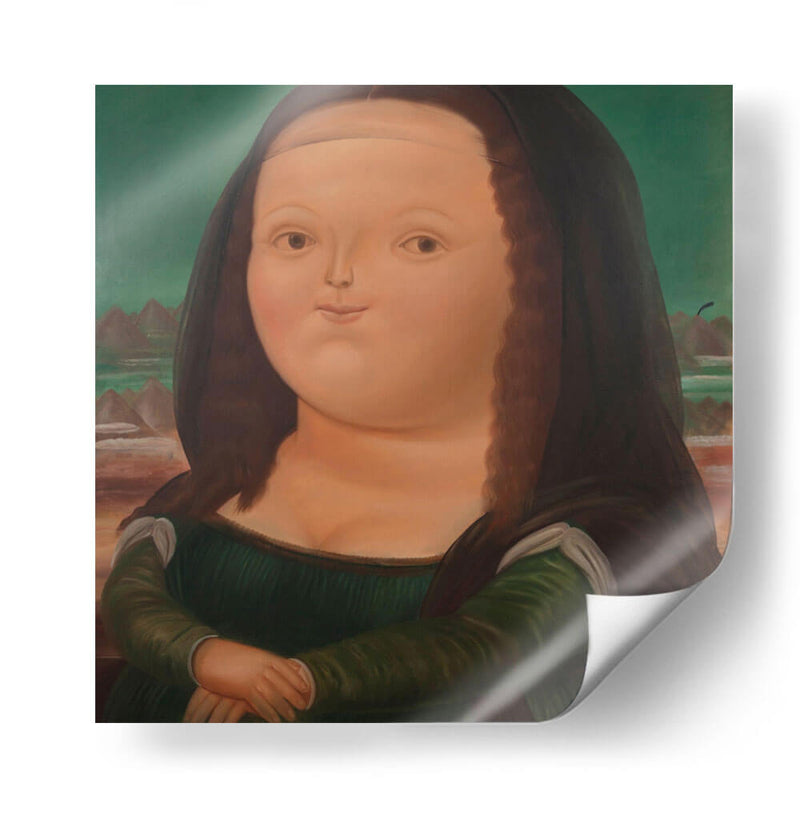 Mona Lisa a los 12 años - Fernando Botero | Cuadro decorativo de Canvas Lab