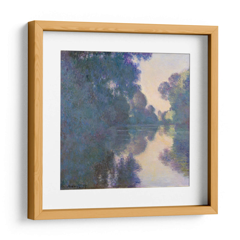 El Sena en Giverny, Nieblas matinales - Claude Monet | Cuadro decorativo de Canvas Lab