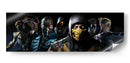 Mortal Kombat characters | Cuadro decorativo de Canvas Lab