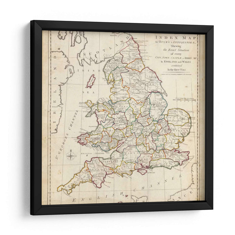 Ciudades, Castillos Y Abadías En Inglaterra Y Gales. | Cuadro decorativo de Canvas Lab