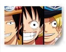 One Piece faces | Cuadro decorativo de Canvas Lab
