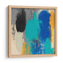 Teal Schmear I - Jennifer Goldberger | Cuadro decorativo de Canvas Lab