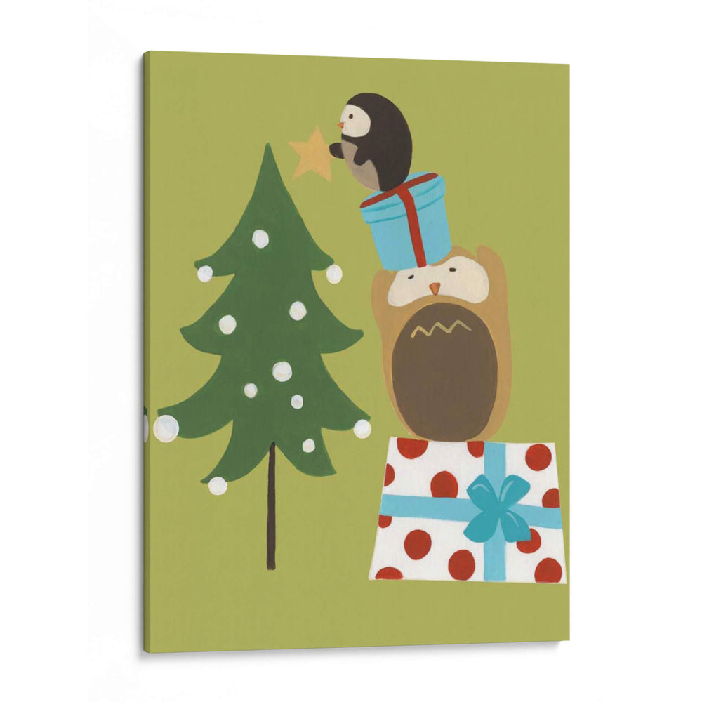 Feliz Owlidays Vi - June Erica Vess | Cuadro decorativo de Canvas Lab