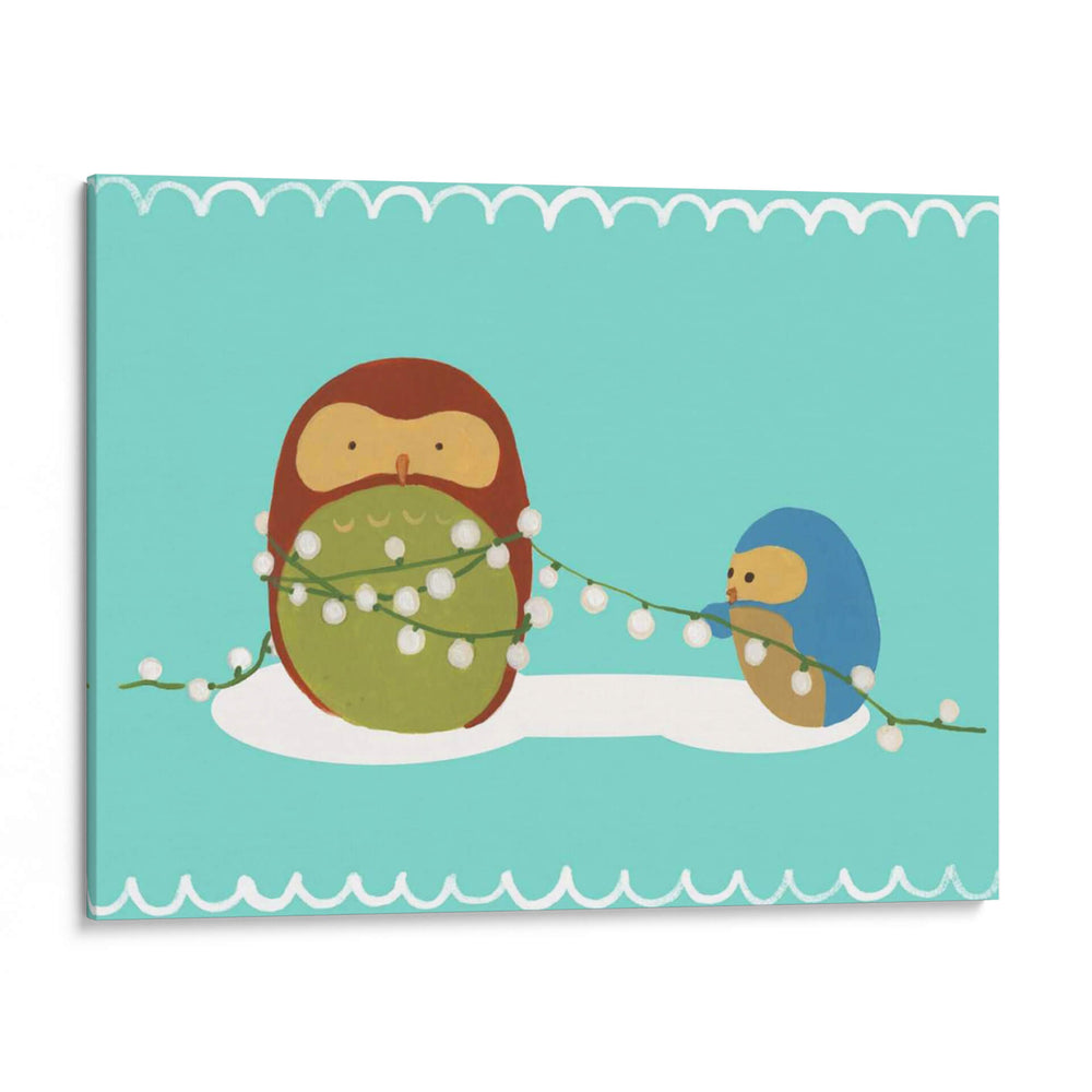 Feliz Owlidays Vii - June Erica Vess | Cuadro decorativo de Canvas Lab