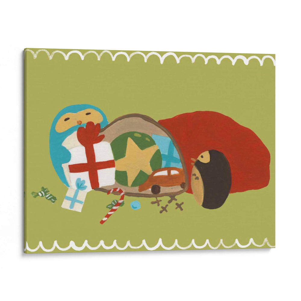 Feliz Owlidays X - June Erica Vess | Cuadro decorativo de Canvas Lab
