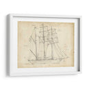 Blueprint Del Velero I - Ethan Harper | Cuadro decorativo de Canvas Lab