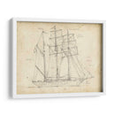 Blueprint Del Velero I - Ethan Harper | Cuadro decorativo de Canvas Lab