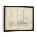 Blueprint Del Velero Ii - Ethan Harper | Cuadro decorativo de Canvas Lab