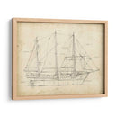 Blueprint Del Velero Ii - Ethan Harper | Cuadro decorativo de Canvas Lab