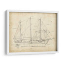 Blueprint Del Velero Ii - Ethan Harper | Cuadro decorativo de Canvas Lab