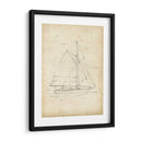 Blueprint Del Velero Iii - Ethan Harper | Cuadro decorativo de Canvas Lab