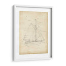 Blueprint Del Velero Iii - Ethan Harper | Cuadro decorativo de Canvas Lab