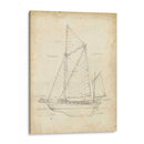 Blueprint V Velero V - Ethan Harper | Cuadro decorativo de Canvas Lab