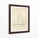 Blueprint V Velero V - Ethan Harper | Cuadro decorativo de Canvas Lab