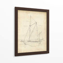 Blueprint V Velero V - Ethan Harper | Cuadro decorativo de Canvas Lab