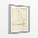 Blueprint V Velero V - Ethan Harper | Cuadro decorativo de Canvas Lab