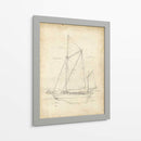Blueprint V Velero V - Ethan Harper | Cuadro decorativo de Canvas Lab