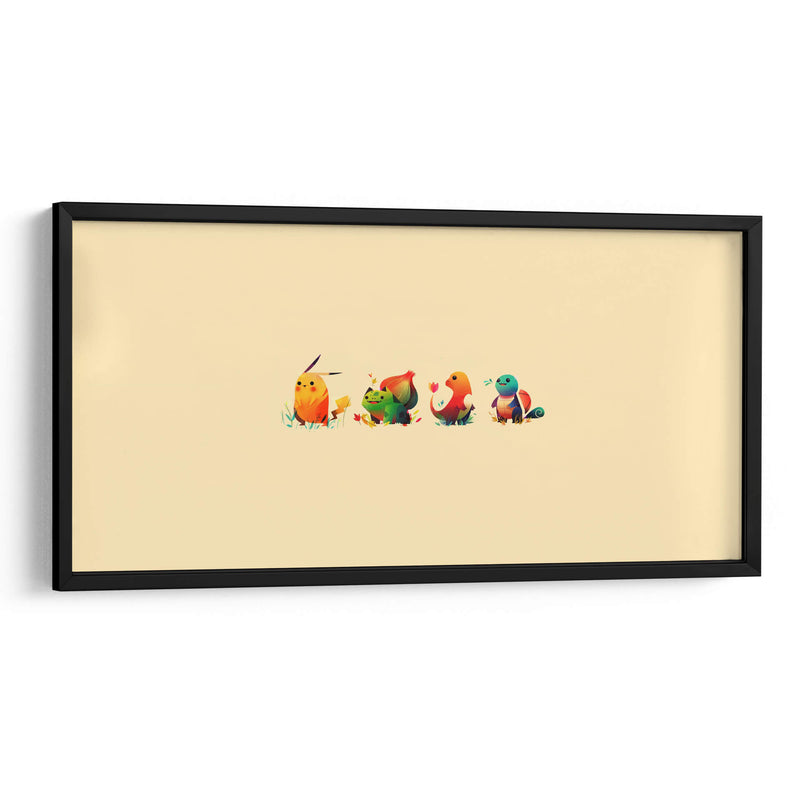 Pokémon minimals | Cuadro decorativo de Canvas Lab