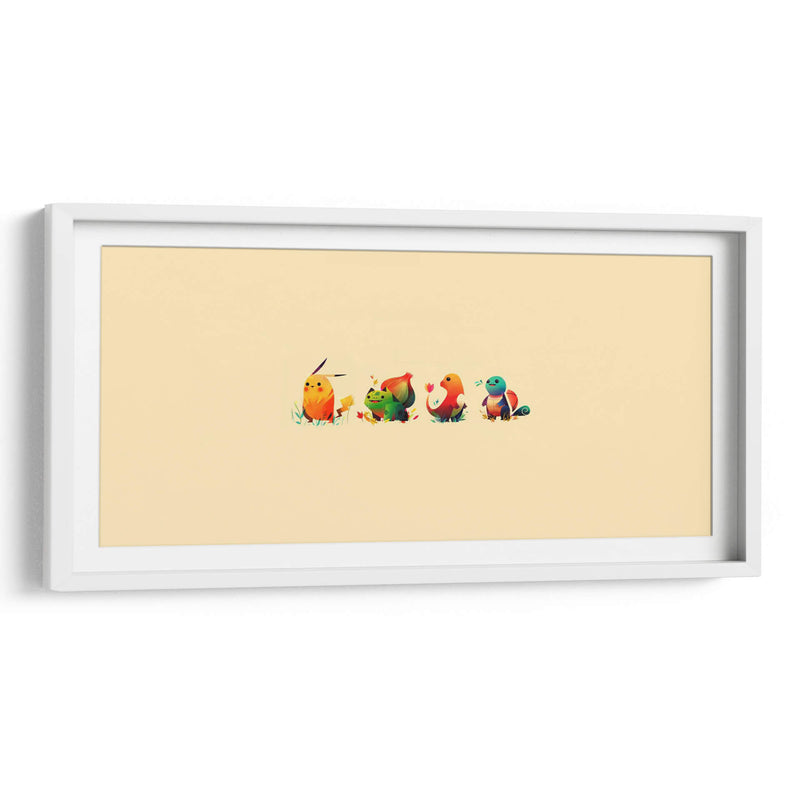 Pokémon minimals | Cuadro decorativo de Canvas Lab