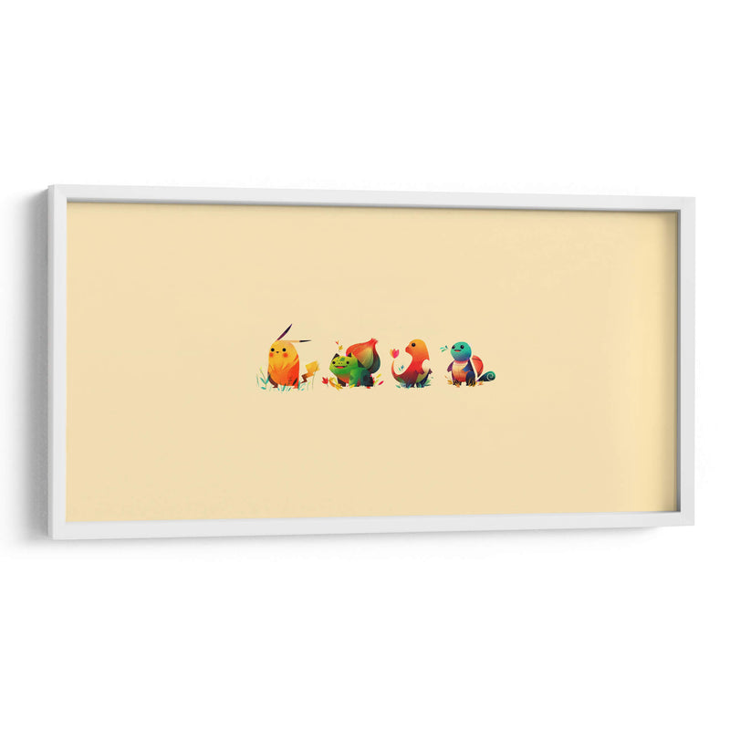 Pokémon minimals | Cuadro decorativo de Canvas Lab