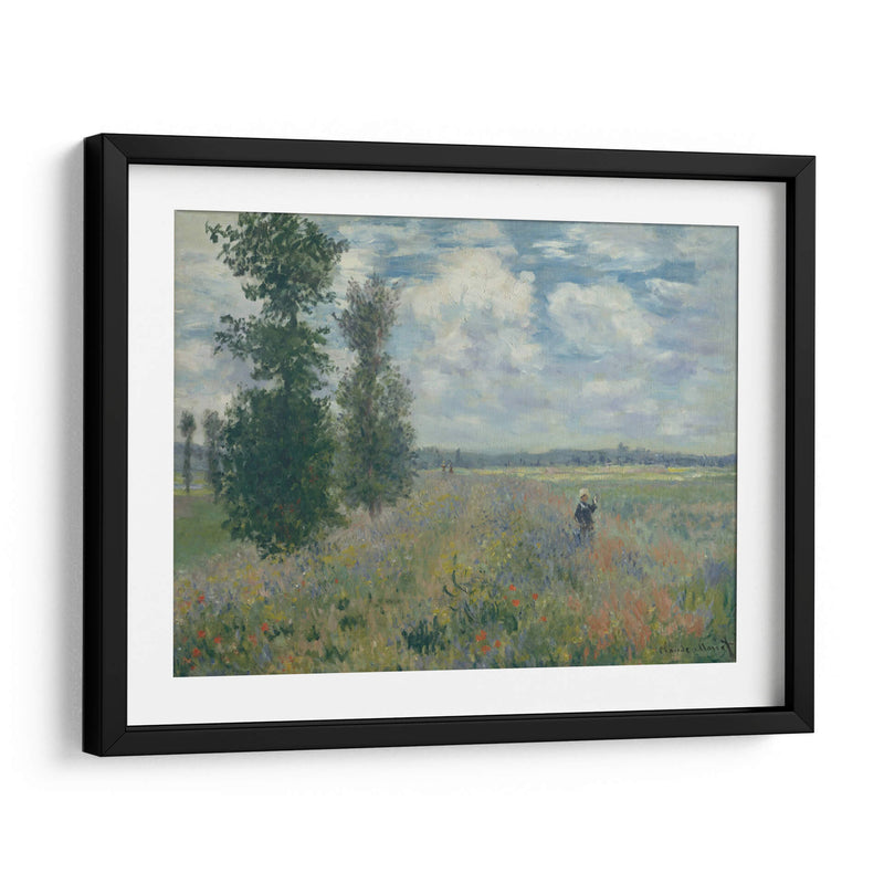 Campo de Amapolas cerca de Argenteuil - Claude Monet | Cuadro decorativo de Canvas Lab