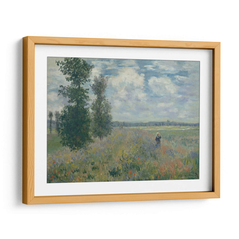 Campo de Amapolas cerca de Argenteuil - Claude Monet | Cuadro decorativo de Canvas Lab