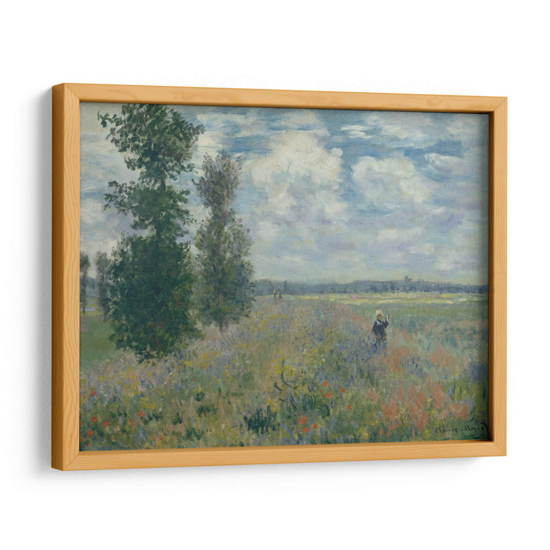 Campo de Amapolas cerca de Argenteuil - Claude Monet | Cuadro decorativo de Canvas Lab