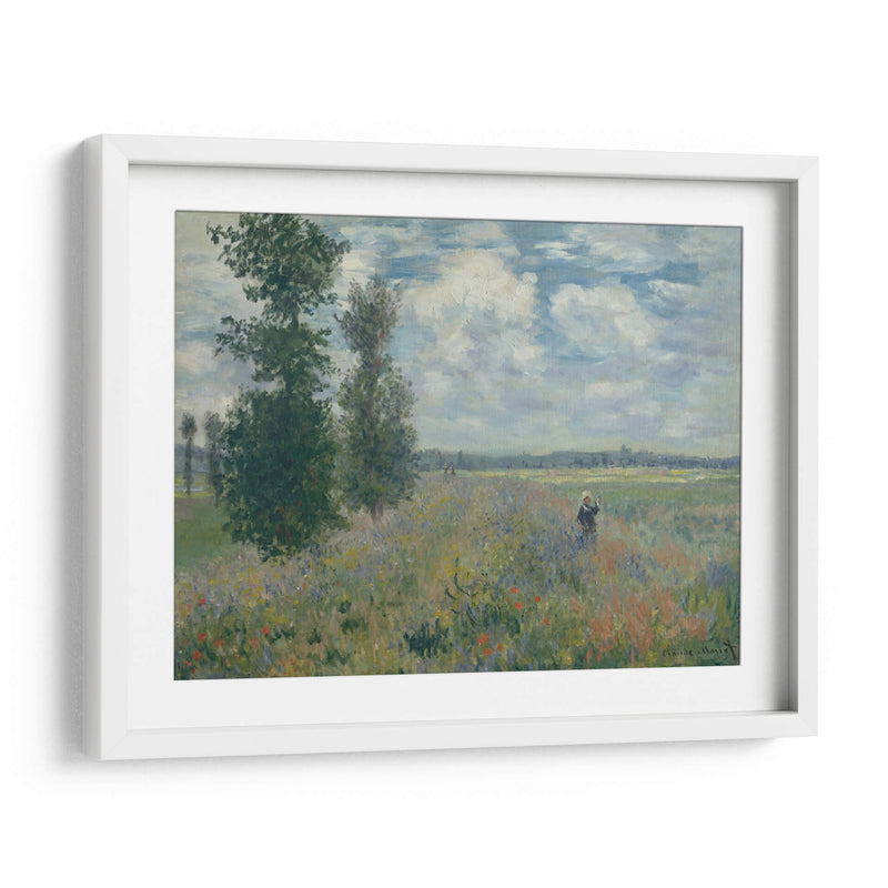 Campo de Amapolas cerca de Argenteuil - Claude Monet | Cuadro decorativo de Canvas Lab