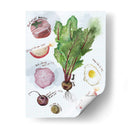 Bocetos De Comida Ii - Melissa Wang | Cuadro decorativo de Canvas Lab