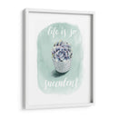 La Vida Es Suculenta Yo - Grace Popp | Cuadro decorativo de Canvas Lab
