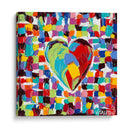 Corazón De Mosaico I - Carolee Vitaletti | Cuadro decorativo de Canvas Lab