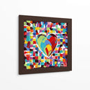 Corazón De Mosaico I - Carolee Vitaletti | Cuadro decorativo de Canvas Lab