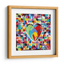 Corazón De Mosaico I - Carolee Vitaletti | Cuadro decorativo de Canvas Lab