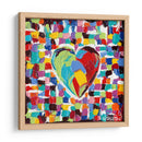 Corazón De Mosaico I - Carolee Vitaletti | Cuadro decorativo de Canvas Lab