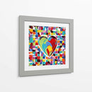 Corazón De Mosaico I - Carolee Vitaletti | Cuadro decorativo de Canvas Lab