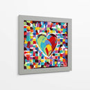 Corazón De Mosaico I - Carolee Vitaletti | Cuadro decorativo de Canvas Lab
