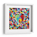 Corazón De Mosaico I - Carolee Vitaletti | Cuadro decorativo de Canvas Lab