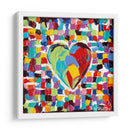 Corazón De Mosaico I - Carolee Vitaletti | Cuadro decorativo de Canvas Lab