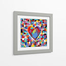 Corazón Mosaico Ii - Carolee Vitaletti | Cuadro decorativo de Canvas Lab
