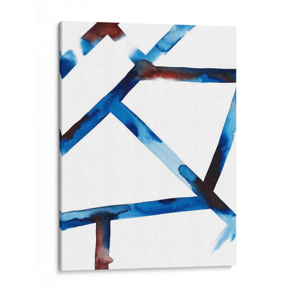 Chutes Azules Y Rojos Ii - Grace Popp | Cuadro decorativo de Canvas Lab