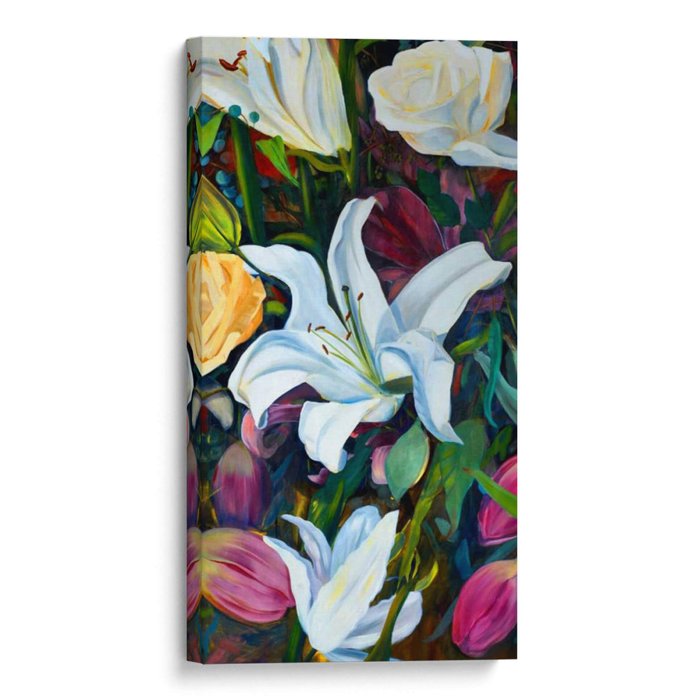 Tríptico De Flores Barroco I - Sandra Iafrate | Cuadro decorativo de Canvas Lab