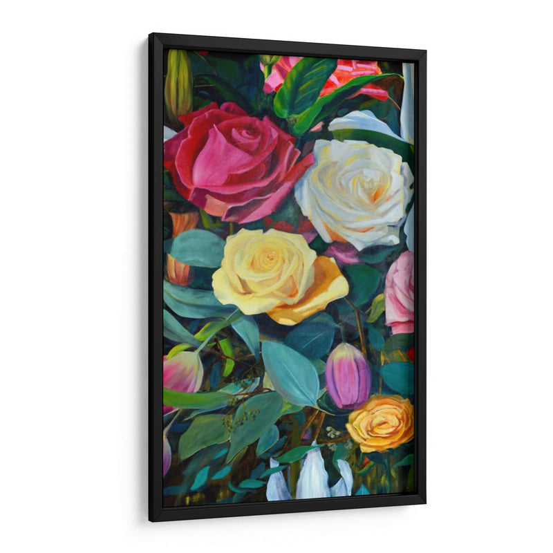 Tríptico De Flores Barroco Ii - Sandra Iafrate | Cuadro decorativo de Canvas Lab