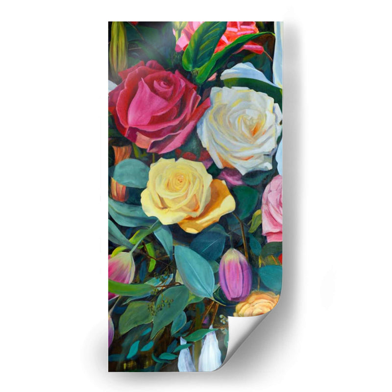 Tríptico De Flores Barroco Ii - Sandra Iafrate | Cuadro decorativo de Canvas Lab