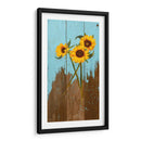 Girasoles En Madera I - Sandra Iafrate | Cuadro decorativo de Canvas Lab