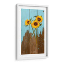 Girasoles En Madera I - Sandra Iafrate | Cuadro decorativo de Canvas Lab