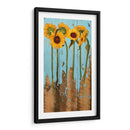 Girasoles En Madera Ii - Sandra Iafrate | Cuadro decorativo de Canvas Lab