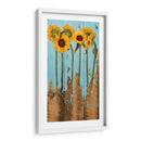Girasoles En Madera Ii - Sandra Iafrate | Cuadro decorativo de Canvas Lab